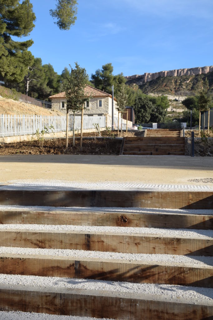 Aménagements extérieurs du centre aéré de La Plantade Calvin Frères